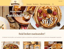 Tablet Screenshot of mondamin.de